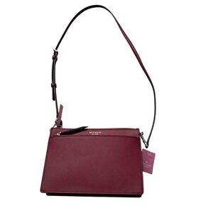 NWT Kate Spade Zip Crossbody Red Cameron Street‎ Clarise Saffiano Leather Rosso